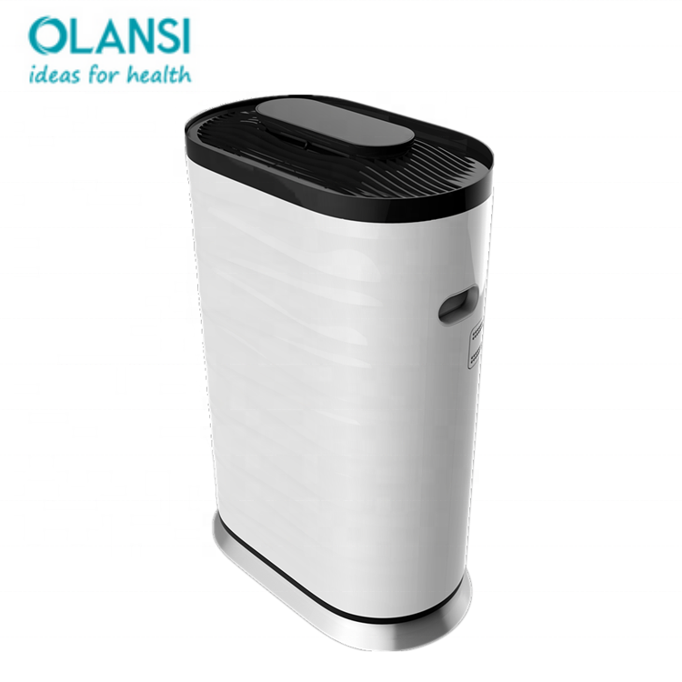 OLANSI K09A 600CADR Низкий уровень шума HEPA очиститель воздуха лазерный датчик и датчик пыли PM1.0 PM2.5 WiFi пульт дистанционного управления для дома